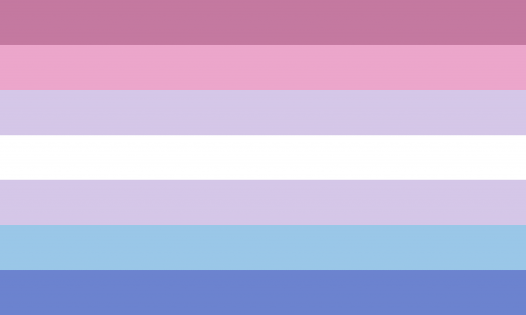 Bigender pride flag