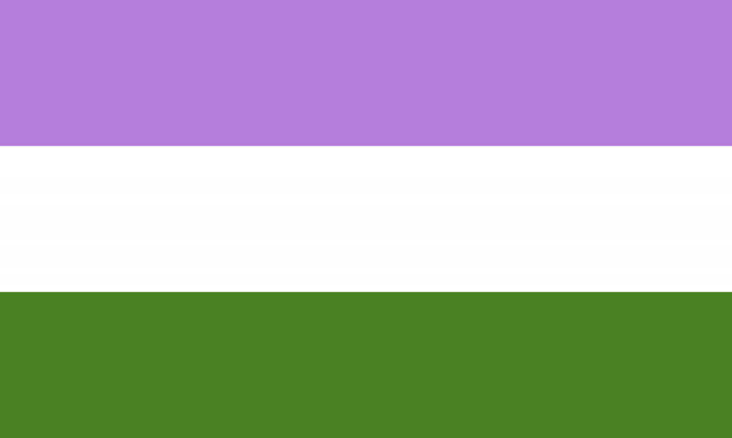 Genderqueer pride flag