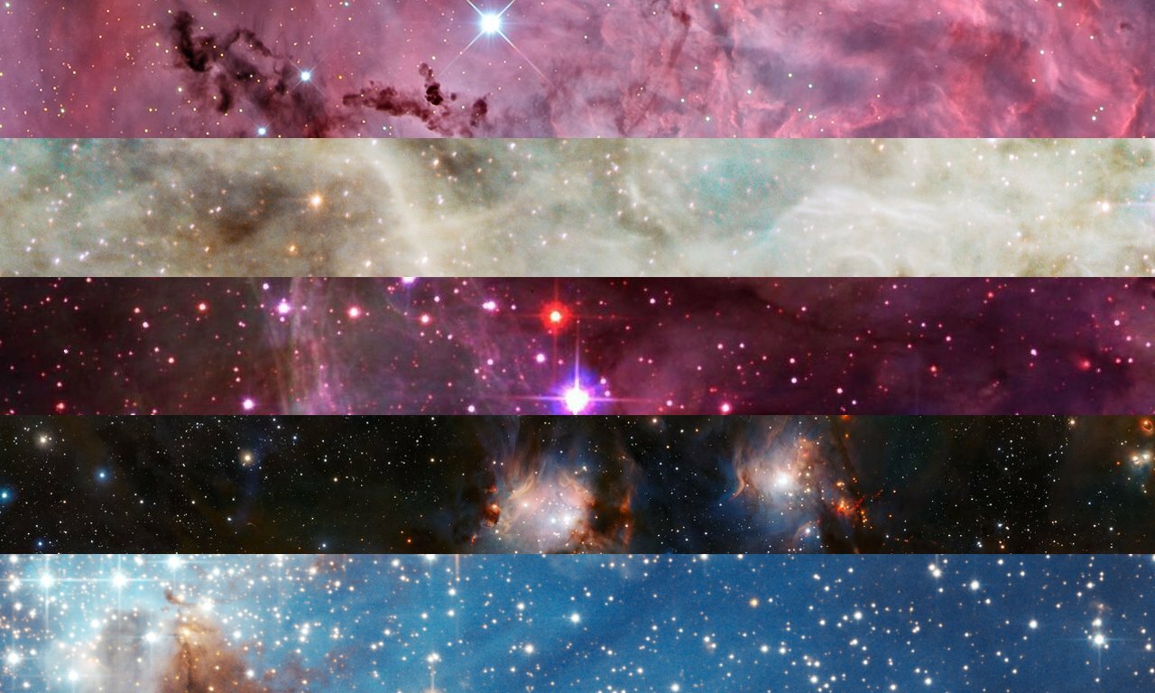 gender fluid space pride flag