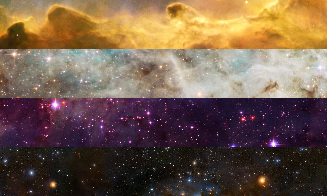 nonbinary space nebula flag